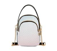 Morbido Nuvoloso Sfumato Pastello Delle Donne Borse A Spalla Colorato Del Telefono Cellulare Portafoglio Catena Borsa Trapuntata Cerniera Bombetta Tote Ladies Satch