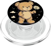 Morbido orsacchiotto con dente di leone per un look spensierato PopSockets PopGrip per MagSafe