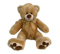 Morbido Orso 55cm Grande Peluche Bianco Beige