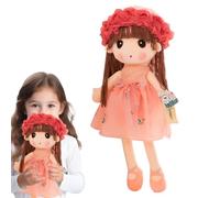 Morbido panno per la ragazza giocattolo di peluche principessa carina ragazza principessa carina figura addormentata giocattoli giocattolo peluche con cappello, vestito da principessa per