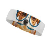 Morbido papillon per cani da compagnia, fascia per occhiali oversize per donne e uomini, fascia sportiva, adatta a tutte le dimensioni della testa, ultra assorbente e antiscivolo, fascia per il sudore