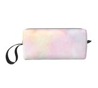 Morbido pastello dai colori vivaci astratto calmo le arti, Borsa per il trucco Borsa per cosmetici Borsa da toilette da viaggio portatile Borsa per trucco Organizer