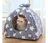 Morbido peluche gattini lettino per animali domestici capanna per gatti al