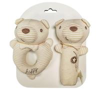 Morbido Peluche, Giocattoli Sensoriali a Forma di Orso, Giocattolo Sensoriale per lo Sviluppo del Bambino, Sonagli per lo Sviluppo del Bambino, Morbidi Giocattoli Interattivi per Bambini