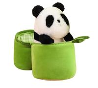Morbido Peluche Panda Cuscino Abbracciabile In Peluche Morbido E | Cartone Animato Squisito, Compagno di Sonno per Bambini, per la sua Festa di Compleanno e l'Ora della Nanna