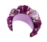 Morbido raso da notte for dormire cappello da donna elastico a fascia larga copertura for la perdita dei capelli avvolgente for la testa cofano in raso bellezza dei capelli berretti chemio cura(MULTI)