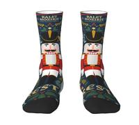 Morbido Sportive Running Calzini Nutcracker Mouse King Ballet Dance | Calzettoni Antiscivolo Calzini Da Lavoro Per Outdoor Donna Correre 40Cm