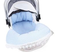 Morbido Tappetino Per Passeggino Per Animali Domestici - Lavabile Da 45 Cm, Fodera Resistente Sporco, Comodo Inserto Imbottito | Per Passeggino Per Cani, Gatti, Gattini, Cuccioli,