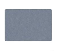 Morbido tappetino scolapiatti imbottito con farina fossile ad asciugatura rapida e retro in gomma siliconica antiscivolo per un'asciugatura sicura ed efficiente (50 x 60 cm, blu)