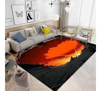 Morbido Tappeto Da Camera Stampato In 3D Trama Colorata Astratta 100 X 150 Cm - Tappeto Antiscivolo Con Moquette A Pelo Corto - Zerbino Decorativo Per La Casa - Lavabile - Antimacchia, -3837017481467