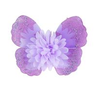 Morbido tessuto traspirante per foto di bambine che scattano le ali per foto delicate decorazioni floreali per fotografia neonata puntelli a farfalla