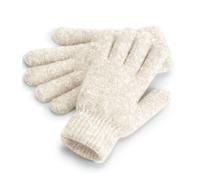 Morbido Touch Foderato a Coste Polsino Guanti Comodo Nero Bianco Sporco O Grigio