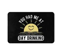 Morbido Zerbino di Benvenuto You Had Me at Day Drinking, Tappetini, Casa, Interno, Cortile, Classico Tappeto Asciugapassi 40X60cm