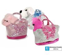 MORBIDOSI-CUCCIOLO IN BORSETTA H20CM - PUPAZZO PER BAMBINE 1 PZ