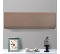 Morbuy 2 Pezzi Condizionatore Copertura, Custodia Protettiva Aria Condizionata Interni Coperture del Condizionatore d'Aria di Polvere Decorativo della Stanza (80-86cm,Cachi)