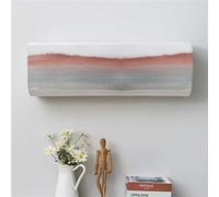 Morbuy 2 Pezzo Condizionatore Copertura, Marmo Motivo Aerea Custodia Protettiva Aria Condizionata Interni Coperture del Condizionatore d'Aria di Polvere (80x20x27cm,Rosa)