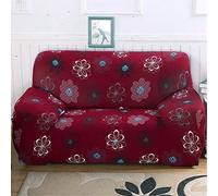 Morbuy Copridivano Classico Copridivano Elasticizzato Fodera Copridivani Universale per Divano con Corda Fissa Sofa Protettore Copertura Divano Antiscivolo (4 posti,Rosso)