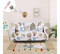 Morbuy Copridivano Semplice Europeo Elegante,Elasticizzato Fodera Copridivani Universale per Divano con Corda Fissa Sofa Protettore Copertura Divano Antiscivolo (4 posti,mobili)