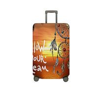 Morbuy Elastica Copri Valigia, 18-32 Pollici Coprivaligia Antipolvere Lavabile, Cacciatore di Sogni Copri Valigia Grande per, Viaggi, Business (Tramonto,S (19-21 pollici))