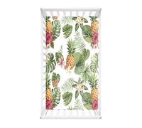 Morbuy Lenzuola con Angoli per Lettino, Ananas Lenzuola da Lettino, Lenzuola Navicella con Angoli Elasticizzati Lenzuola per Culla per Bambine e Ragazzi (tropicale,120x60cm)
