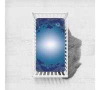 Morbuy Lenzuola con Angoli per Lettino, Mondo dell'oceano Lenzuola da Lettino, Lenzuola Navicella con Angoli Elasticizzati Lenzuola per Culla per Bambine e Ragazzi (Fondale marino,120x60cm)