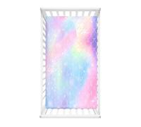 Morbuy Lenzuola con Angoli per Lettino, Scaglie Colorate Morbido Lenzuola da Lettino, Lenzuola Navicella con Angoli Elasticizzati Lenzuola per Culla per Bambine e Ragazzi (120x60cm,Pendenza)