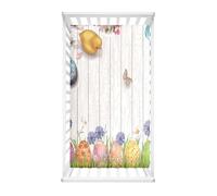 Morbuy Lenzuola con Angoli per Lettino, Uovo di Pasqua Lenzuola da Lettino, Lenzuola Navicella con Angoli Elasticizzati Lenzuola per Culla per Bambine e Ragazzi (tavola,95x65cm)