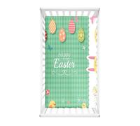 Morbuy Lenzuola con Angoli per Lettino, Uovo di Pasqua Lenzuola da Lettino, Lenzuola Navicella con Angoli Elasticizzati Lenzuola per Culla per Bambine e Ragazzi (Verde,75x33cm)