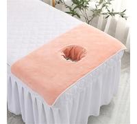 Morbuy Lenzuolo Lettino Massaggio con Foro,2 Pezzi Lenzuolo per Lettino da Massaggio Telo Protettivo per Lettino da Massaggio Copertura Protettiva per Lettino da Massaggio (40x80cm,Arancione)