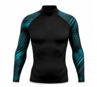 Morbuy Maglia Nuoto Uomo Manica Lunga (Poligoni,M)