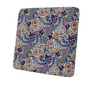 Morbuy Set di 12 Copricuscini per Esterno, Impermeabili Copricuscini da Giardino e Patio, Coperture di Ricambio per Mobili da Giardino Divano Angolare in Rattan (Paisley)