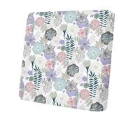 Morbuy Set di 12 Copricuscini per Esterno, Impermeabili Copricuscini da Giardino e Patio, Coperture di Ricambio per Mobili da Giardino Divano Angolare in Rattan (Fiori semplici)