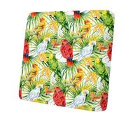 Morbuy Set di 12 Copricuscini per Esterno, Impermeabili Copricuscini da Giardino e Patio, Coperture di Ricambio per Mobili da Giardino Divano Angolare in Rattan (Pappagallo)