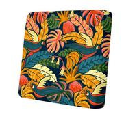 Morbuy Set di 12 Copricuscini per Esterno, Impermeabili Copricuscini da Giardino e Patio, Coperture di Ricambio per Mobili da Giardino Divano Angolare in Rattan (Tropicale)