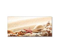 Morbuy Tappetino per Porta Ingresso, Zerbino Stampato 3D Beach Shell, Antiscivolo, Lavabile, Morbido, per Interni Ed Esterni, per Bagno, Cucina, WC, Balcone (Guscio di Stelle Marine,60x90cm)