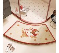 Morbuy Tappeto Doccia Curvo Memory Foam (Animale domestico 2,45x70cm)