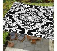 Morbuy Tenda a Vela Ombreggiante Rettangolare, Stampa 3D Impermeabile Tenda da Sole per Esterno Protezione Solare con Anelli per Giardino Balcone Terrazza Campeggio (200 * 240cm,Z11Mandala 5)