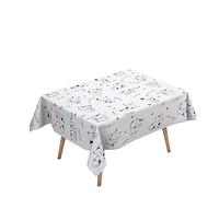 Morbuy Tovaglia Idrorepellente Rettangolare, 3D Gatto Gattino Stampa Eleganti Tovaglie Impermeabile Antimacchia Copritavolo per Decorative Cucina Giardino Compleanno (A Forma di Cuore,140x220cm)