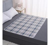 Morbuy Traverse Letto Anziani e Bambini Lavabili Impermeabile Assorbente Riutilizzabili Traversa Letto Singolo Matrimoniale per Incontinenza Morbide Traspirante Coprimaterasso (Blu navy,100x150cm)