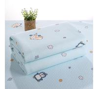 Morbuy Traverse Letto Lavabili per Anziani e Bambino, Traverse di Impermeabili per Letto Lavabili Cambiare Traversa Morbide Traspirante Assorbente per Divano (Pinguino cane,150 * 200CM)