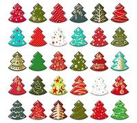 MORCART, 30 simpatiche calamite decorative da frigorifero per Natale, ideali per lavagnette magnetiche, lavagne bianche, cucina, aule, ufficio, cabina, regali divertenti per adulti e bambini