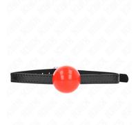 Mordacchia Gag Sfera BDSM Kink - Rossa, 4 cm