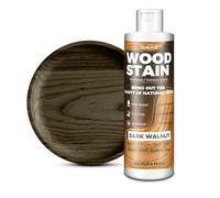 Mordente per Legno 250ml Noce Scuro Opaco a Base d’Acqua, Vernice per Legno Interni ed Esterni, Mobili Armadi Mensole Porte, Colorante Asciugatura Rapida, Basso Odore, Atossico, Wood Stain