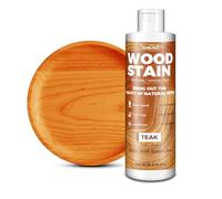Mordente per Legno 250ml Opaco a Base d’Acqua, Vernice per Legno Interni ed Esterni, Mobili Armadi Mensole Porte, Colorante Asciugatura Rapida, Basso Odore, Atossico, Facile da Applicare, wood stain