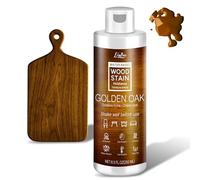 Mordente per legno a base d'acqua - rovere dorato | Mordente per legno per mobili interni ed esterni, armadi, scaffali, porte, inodore e atossico, ad asciugatura rapida, diverse tonalità classiche