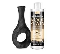Mordente per legno - Nero Ebano | 250ml Vernice per legno a base d'acqua per mobili in legno, porte, finestre, armadi, interni ed esterni, atossica, resistente alle tinture