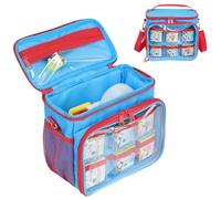 Mordx Custodia per Little Tikes Story Dream Machine Starter Set per libri, giocattoli, valigetta da viaggio per molti, set di principianti, giocattolo per bambini, Blu e rosso, tinta unita