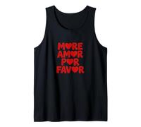 More Amor Por Favor - Lingua spagnola Romantico Amante Canotta