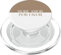 More Amor Por Favor Minimalist Love Spagnolo Citazione PopSockets PopGrip per MagSafe