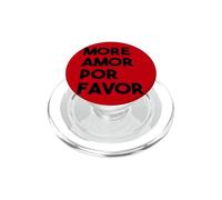 More Amor Por Favor TESTO NERO IN GRASSETTO PopSockets PopGrip per MagSafe